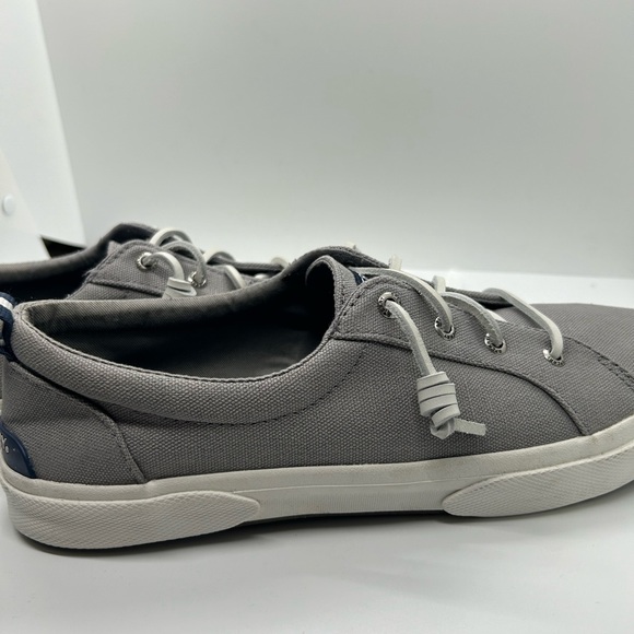 Sperry Top Sider Grey Slip On Canvas Casual - Picture 7 of 12